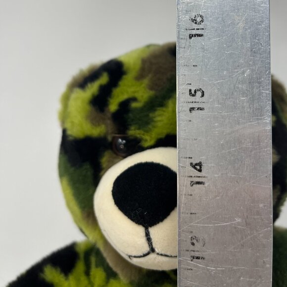 Retired Green Army Military Camo 2010 Build a Bear BABW Camouflage - Picture 9 of 9
